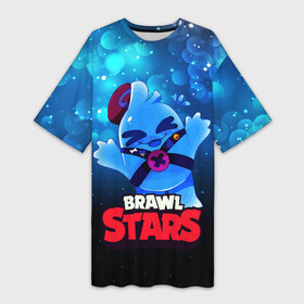 Платье-футболка 3D с принтом Сквик Squeak Brawl Stars в Кировске,  |  | bele | belle | brawl | brawl stars | brawlstars | brawl_stars | squeak | белле | белль | бель | бравл | бравлстарс | писк | сквик