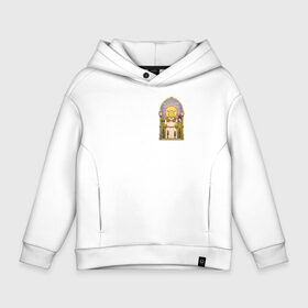 Детское худи Oversize хлопок с принтом Shrek is love shrek is life в Кировске, френч-терри — 70% хлопок, 30% полиэстер. Мягкий теплый начес внутри —100% хлопок | боковые карманы, эластичные манжеты и нижняя кромка, капюшон на магнитной кнопке | shrek | shrek is love shrek is life | мем | осел | шрек