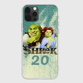 Чехол для iPhone 12 Pro с принтом Shrek в Кировске, силикон | область печати: задняя сторона чехла, без боковых панелей | Тематика изображения на принте: dreamworks | shrek | арт | лого | мультфильм | постер | шрек