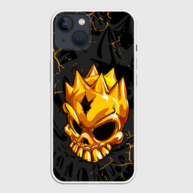 Чехол для iPhone 13 с принтом GOLD SKULL STICKER   STANDOFF в Кировске,  |  | clan | gold. | saints | standoff 2 | sticker | z9 | золото | кейсы | клан | оружие | стандофф 2 | стенд 2 | стикер | стикеры | стрелялка | череп | шутер