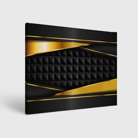 Холст прямоугольный с принтом 3D luxury black gold Плиты 3Д в Кировске, 100% ПВХ |  | luxury | versace | vip | абстракция | версаче | вип | паттерн | роскошь | текстуры