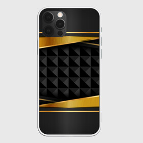 Чехол для iPhone 12 Pro с принтом 3D luxury black gold Плиты 3Д в Кировске, силикон | область печати: задняя сторона чехла, без боковых панелей | luxury | versace | vip | абстракция | версаче | вип | паттерн | роскошь | текстуры