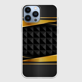 Чехол для iPhone 13 Pro Max с принтом 3D luxury black gold Плиты 3Д в Кировске,  |  | luxury | versace | vip | абстракция | версаче | вип | паттерн | роскошь | текстуры