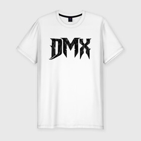 Мужская футболка хлопок Slim с принтом DMX | Logo (Z) в Кировске, 92% хлопок, 8% лайкра | приталенный силуэт, круглый вырез ворота, длина до линии бедра, короткий рукав | dark man x | dmx | earl simmons | hip hop | rap | реп | репер | рэп | хип хоп | эрл симмонс