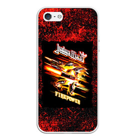 Чехол для iPhone 5/5S матовый с принтом JUDAS PRIEST rock в Кировске, Силикон | Область печати: задняя сторона чехла, без боковых панелей | judas priest | гленн типтон | йен хилл | роб хэлфорд | скотт трэвис | хард рок | хеви метал