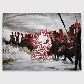 Плед 3D с принтом SAMURAI 2077 в Кировске, 100% полиэстер | закругленные углы, все края обработаны. Ткань не мнется и не растягивается | 2077 | cd projekt red | cyberpunk | cyberpunk 2077 | game | samurai | арт | будущее | видеоигра | игра | киберпанк | киберпанк 2077 | киборг | киборги