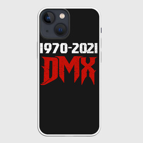 Чехол для iPhone 13 mini с принтом DMX. 1970 2021 в Кировске,  |  | Тематика изображения на принте: again | and | at | blood | born | champ | clue | d | dark | dj | dmx | dog | earl | flesh | get | grand | hell | hot | is | its | legend | loser | lox | m | man | me | my | now | of | simmons | the | then | there | walk | was | with | x | year | 