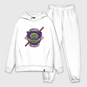 Мужской костюм хлопок OVERSIZE с принтом Turtles   Donatello в Кировске,  |  | donatello | leonardo | michelangelo | ninja | pizza | raphael | turtles | воин | донателло | животные | комикс | комиксы | леонардо | микеланджело | мультфильм | мутант | мутанты | ниндзя | пицца | рафаэль | сплинтер | супергерой