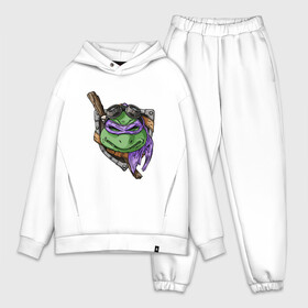 Мужской костюм хлопок OVERSIZE с принтом Донателло   Donatello в Кировске,  |  | donatello | leonardo | michelangelo | ninja | pizza | raphael | turtles | воин | донателло | животные | комикс | комиксы | леонардо | микеланджело | мультфильм | мутант | мутанты | ниндзя | пицца | рафаэль | сплинтер | супергерой