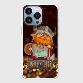 Чехол для iPhone 13 Pro с принтом Valheim мультяшный викинг в Кировске,  |  | fantasy | mmo | valheim | valve | валхейм | вальхейм | викинги | выживалка | игра | королевская битва | ммо | ролевая игра | фэнтази