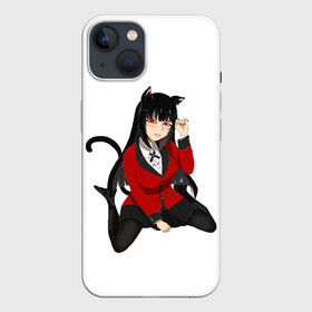 Чехол для iPhone 13 с принтом Jabami Yumeko в Кировске,  |  | ahegao | girl | girls | jabami | japan | kakegurui | senpai | waifu | yumeko | азарт | аниме | ахегао | безумный | вайфу | девушка | джабами | игра | карта | карты | манга | семпай | сенпай | тян | тяночка | юмэко | япония