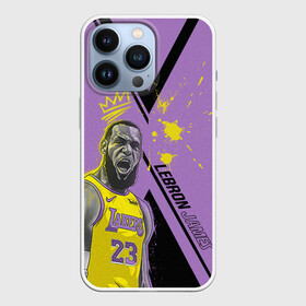 Чехол для iPhone 13 Pro с принтом леброн джеймс в Кировске,  |  | basketball | lakers | lebron | media | nba | toplanding | баскетболл | леброн | лейкерс | лого баскетбольных клубов | лос анджелес | нба