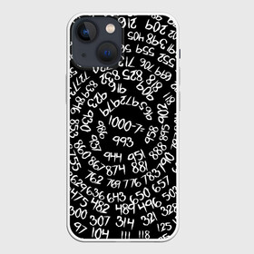 Чехол для iPhone 13 mini с принтом 1000 7 в Кировске,  |  | anime | ken kaneki | manga | tokyo ghoul | аниме | арифметика | канеки | кен | манга | математика | минус | пример | семь | токийский гуль | тысяча