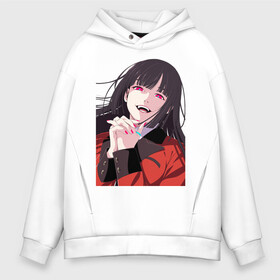 Мужское худи Oversize хлопок с принтом Kakegurui Yumeko в Кировске, френч-терри — 70% хлопок, 30% полиэстер. Мягкий теплый начес внутри —100% хлопок | боковые карманы, эластичные манжеты и нижняя кромка, капюшон на магнитной кнопке | Тематика изображения на принте: anime | girl | kakegurui | manga | yumeko | аниме | девушка | манга | юмеко