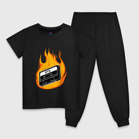 Детская пижама хлопок с принтом BTS FIRE БТС ОГОНЬ в Кировске, 100% хлопок |  брюки и футболка прямого кроя, без карманов, на брюках мягкая резинка на поясе и по низу штанин
 | army | bangtan boys | bt21 | bts | bts stickers | chimmy | cooky | k pop | koya | mang | monster | rap monster | rapmon | rj | rm | shooky | tata | van | бтс | ви | джей хоуп | джонгук | кейпоп | реп монстр | стикеры bts | сюга | чимин | чин
