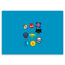 Поздравительная открытка с принтом Geometry Dash Icons в Кировске, 100% бумага | плотность бумаги 280 г/м2, матовая, на обратной стороне линовка и место для марки
 | 2d | dash | demon | demons | devil | game | games | geometry | pixel | pixels | skull | smile | геометрия | демон | дьявол | игра | пикслели | платформер | смайл | смайлик | улыбка | череп