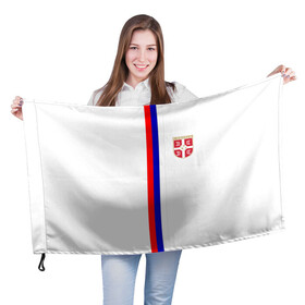 Флаг 3D с принтом Сборная Сербии в Кировске, 100% полиэстер | плотность ткани — 95 г/м2, размер — 67 х 109 см. Принт наносится с одной стороны | дзюба | лига наций | последние новости | россия | сборная россии | сербия | сербия россия | сербия россия обзор | спорт | футбол | черчесов