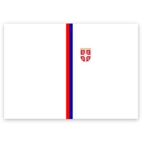 Поздравительная открытка с принтом Сборная Сербии в Кировске, 100% бумага | плотность бумаги 280 г/м2, матовая, на обратной стороне линовка и место для марки
 | дзюба | лига наций | последние новости | россия | сборная россии | сербия | сербия россия | сербия россия обзор | спорт | футбол | черчесов