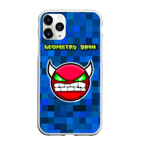 Чехол для iPhone 11 Pro Max матовый с принтом Geometry Dash в Кировске, Силикон |  | devil | geometry dash | pixel | геометри дэш | геометрический рывок | геометрия даш | демон | игры | логотипы игр | пиксель | смайл | эмоции