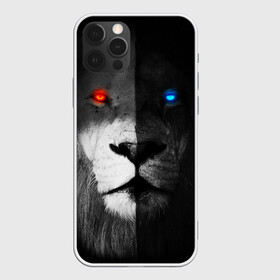 Чехол для iPhone 12 Pro Max с принтом ЛЕВ - НЕОНОВЫЕ ГЛАЗА в Кировске, Силикон |  | lion | neon | глаза | голова | дикая кошка | животные | кот | кошка | лев | неон | светящиеся глаза | тигр | хищник