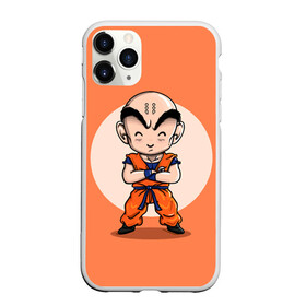 Чехол для iPhone 11 Pro матовый с принтом Куририн в Кировске, Силикон |  | anime | dragon ball | аниме | анимэ | драгон бал | дрэгон бол | жемчуг дракона