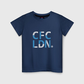 Детская футболка хлопок с принтом FC Chelsea | CFC London (2021/22) в Кировске, 100% хлопок | круглый вырез горловины, полуприлегающий силуэт, длина до линии бедер | 0x000000123 | chelsea | stamford bridge | вернер | канте | стамфорд бридж | челси