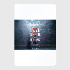 Магнитный плакат 2Х3 с принтом Любовь смерть и роботы в Кировске, Полимерный материал с магнитным слоем | 6 деталей размером 9*9 см | love | lovedeathandrobots | loverobot | robot