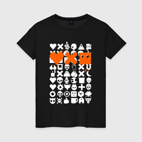Женская футболка хлопок с принтом Love Death and Robots в Кировске, 100% хлопок | прямой крой, круглый вырез горловины, длина до линии бедер, слегка спущенное плечо | death | logo | love | netflix | robots | анимация | кино | лого | любовь | нетфликс | роботы | сериал
