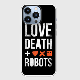 Чехол для iPhone 13 Pro с принтом Love Death + Robots в Кировске,  |  | death | ldr | logo | love | netflix | robots | smile | анимация | кино | лого | лср | любовь | нетфликс | роботы | сериал | смайл | смайлик