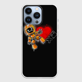 Чехол для iPhone 13 Pro с принтом K VRC | Love Death and Robots в Кировске,  |  | Тематика изображения на принте: death | heart | hearts | k vrc | ldr | logo | love | netflix | robots | smile | анимация | кино | лого | лср | любовь | нетфликс | роботы | сердце | сериал | смайл | смайлик