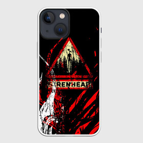Чехол для iPhone 13 mini с принтом Danger : Siren Head в Кировске,  |  | scp | siren head | знак | монстр | опасность | персонаж | сиреноголовый