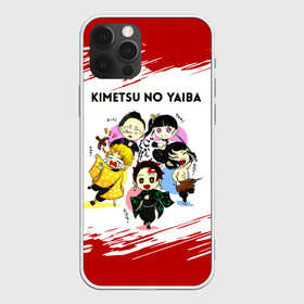 Чехол для iPhone 12 Pro с принтом Пять героев Kimetsu no Yaiba в Кировске, силикон | область печати: задняя сторона чехла, без боковых панелей | Тематика изображения на принте: demon slayer | kamado | kimetsu no yaiba | nezuko | tanjiro | аниме | гию томиока | зеницу агацума | иноске хашибира | камадо | клинок | корзинная девочка | манга | музан кибуцуджи | незуко | рассекающий демонов | танджиро