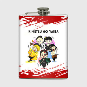 Фляга с принтом Пять героев Kimetsu no Yaiba в Кировске, металлический корпус | емкость 0,22 л, размер 125 х 94 мм. Виниловая наклейка запечатывается полностью | demon slayer | kamado | kimetsu no yaiba | nezuko | tanjiro | аниме | гию томиока | зеницу агацума | иноске хашибира | камадо | клинок | корзинная девочка | манга | музан кибуцуджи | незуко | рассекающий демонов | танджиро