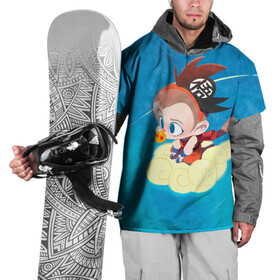 Накидка на куртку 3D с принтом Baby Goku в Кировске, 100% полиэстер |  | anime | dragon ball | аниме | анимэ | драгон бал | дрэгон бол | жемчуг дракона