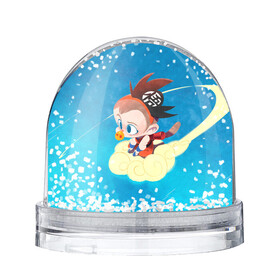 Игрушка Снежный шар с принтом Baby Goku в Кировске, Пластик | Изображение внутри шара печатается на глянцевой фотобумаге с двух сторон | anime | dragon ball | аниме | анимэ | драгон бал | дрэгон бол | жемчуг дракона