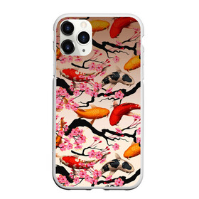 Чехол для iPhone 11 Pro матовый с принтом Рыбы в Кировске, Силикон |  | Тематика изображения на принте: волны | искусство | мальчик | рыба | рыбы | цветок | цветы
