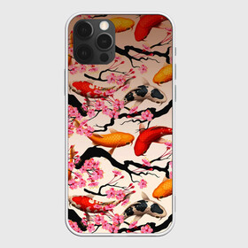 Чехол для iPhone 12 Pro с принтом Рыбы в Кировске, силикон | область печати: задняя сторона чехла, без боковых панелей | Тематика изображения на принте: волны | искусство | мальчик | рыба | рыбы | цветок | цветы