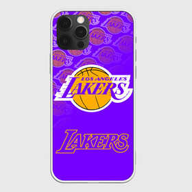 Чехол для iPhone 12 Pro с принтом LOS ANGELES LAKERS / ЛЕЙКЕРС в Кировске, силикон | область печати: задняя сторона чехла, без боковых панелей | 24 lakers | kobe bryant | lakers | los angeles lakers | баскетбол. | коби брайант | лос анджелес лейкерс | лосанджелес лейкерс