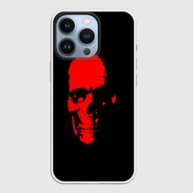 Чехол для iPhone 13 Pro с принтом Кровавый череп в Кировске,  |  | skull | башка | голова | кость | красный череп | черепушка