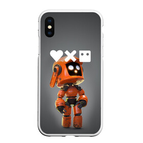 Чехол для iPhone XS Max матовый с принтом Love, Death and Robots | K-VRC (Z) в Кировске, Силикон | Область печати: задняя сторона чехла, без боковых панелей | death | k vrc | love | love death robots | netflix | robots | vedeathrobots | xbot 4000 | врц | любовь | нетфликс | роботы | сериал | сериалы