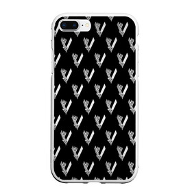 Чехол для iPhone 7Plus/8 Plus матовый с принтом Викинги Лого Паттерн Vikings Pattern (Z) в Кировске, Силикон | Область печати: задняя сторона чехла, без боковых панелей | bjorn | floki | lodbrok | normann | ragnar | ragnarr | viking | vikingar | vikingene | vikinger | vikings | бьёрн | вальгала | вальгалла | вальхала | вальхалла | варяги | викинг | викинги | конанг | конунг | лагерта | лодброк | норман | рагнар