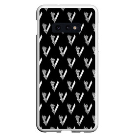 Чехол для Samsung S10E с принтом Викинги Лого Паттерн | Vikings Pattern (Z) в Кировске, Силикон | Область печати: задняя сторона чехла, без боковых панелей | bjorn | floki | lodbrok | normann | ragnar | ragnarr | viking | vikingar | vikingene | vikinger | vikings | бьёрн | вальгала | вальгалла | вальхала | вальхалла | варяги | викинг | викинги | конанг | конунг | лагерта | лодброк | норман | рагнар