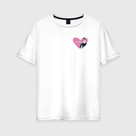 Женская футболка хлопок Oversize с принтом SODA LUV в Кировске, 100% хлопок | свободный крой, круглый ворот, спущенный рукав, длина до линии бедер
 | soda luv | sodaluv | репер | репер soda | содалав
