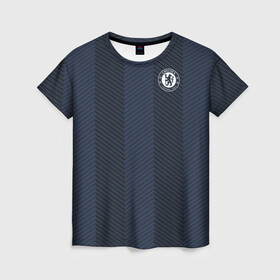 Женская футболка 3D с принтом FC Chelsea Fresh (2021 22) в Кировске, 100% полиэфир ( синтетическое хлопкоподобное полотно) | прямой крой, круглый вырез горловины, длина до линии бедер | 0x000000123 | chelsea | stamford bridge | вернер | канте | стамфорд бридж | челси