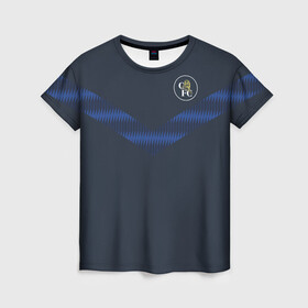 Женская футболка 3D с принтом FC Chelsea | Retro #2 (2021/22) в Кировске, 100% полиэфир ( синтетическое хлопкоподобное полотно) | прямой крой, круглый вырез горловины, длина до линии бедер | 0x000000123 | chelsea | stamford bridge | вернер | канте | стамфорд бридж | челси
