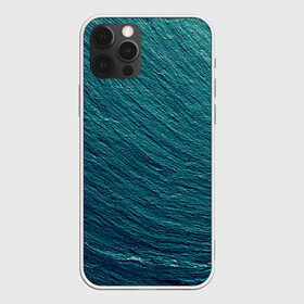 Чехол для iPhone 12 Pro с принтом Endless Sea в Кировске, силикон | область печати: задняя сторона чехла, без боковых панелей | background | blue | dark | gradient | green | lines | ocean | paints | ripples | sea | spot | spots | stripes | texture | waves | волны | голубая | градиент | зеленый | краски | линии | море | океан | полосы | пятна | пятно | рябь | текстура | т