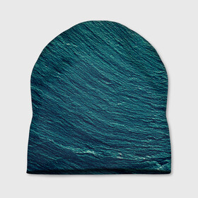 Шапка 3D с принтом Endless Sea в Кировске, 100% полиэстер | универсальный размер, печать по всей поверхности изделия | background | blue | dark | gradient | green | lines | ocean | paints | ripples | sea | spot | spots | stripes | texture | waves | волны | голубая | градиент | зеленый | краски | линии | море | океан | полосы | пятна | пятно | рябь | текстура | т