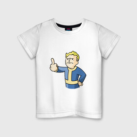 Детская футболка хлопок с принтом Vault Boy - 