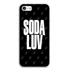 Чехол для iPhone 5/5S матовый с принтом Репер - SODA LUV в Кировске, Силикон | Область печати: задняя сторона чехла, без боковых панелей | Тематика изображения на принте: rap | rapper | soda luv | st. petersburg | vladislav terentyuk | владислав терентюк | репер | рэп | рэп исполнитель | санкт петербург