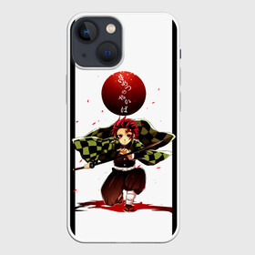 Чехол для iPhone 13 mini с принтом Танджиро Камадо Kimetsu no Yaiba в Кировске,  |  | demon slayer | kamado | kimetsu no yaiba | nezuko | tanjiro | аниме | гию томиока | зеницу агацума | иноске хашибира | камадо | клинок | корзинная девочка | манга | музан кибуцуджи | незуко | рассекающий демонов | танджиро